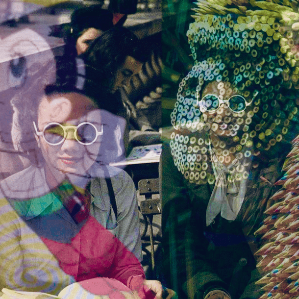 A collage of women's faces.