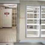 The now closed Glebe morgue showing a Danger sign.