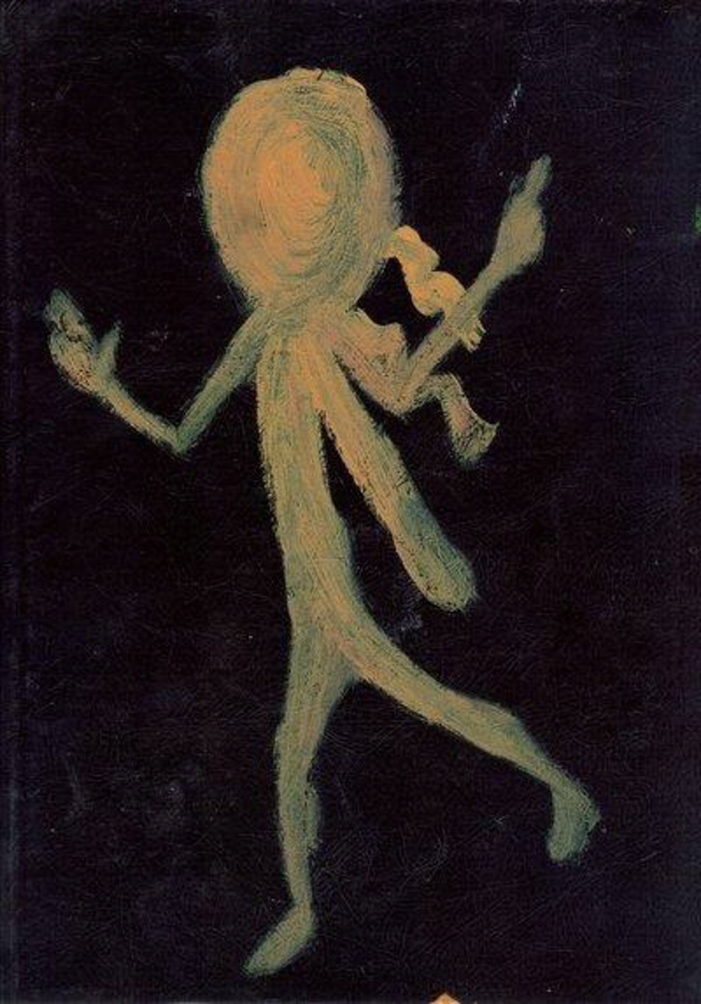 Painting of a dancing girl.